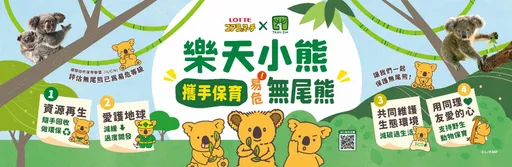樂天小熊參加「動物認養計畫」　在台投入無尾熊保育