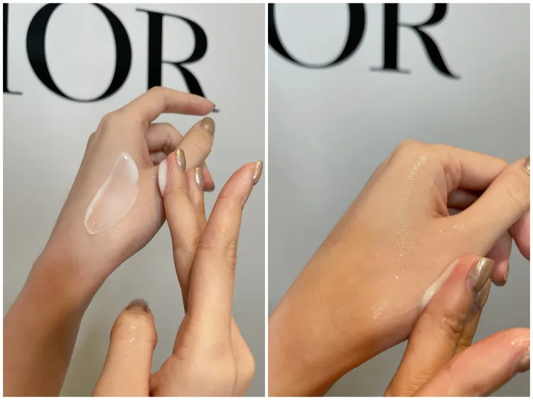 精萃再生玫瑰賦活乳霜輕質型擁有輕潤奶酪質地。張家玲攝