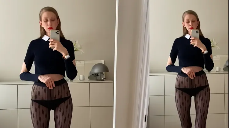 珍妮時常分享穿搭。Jenny Mustard Youtube