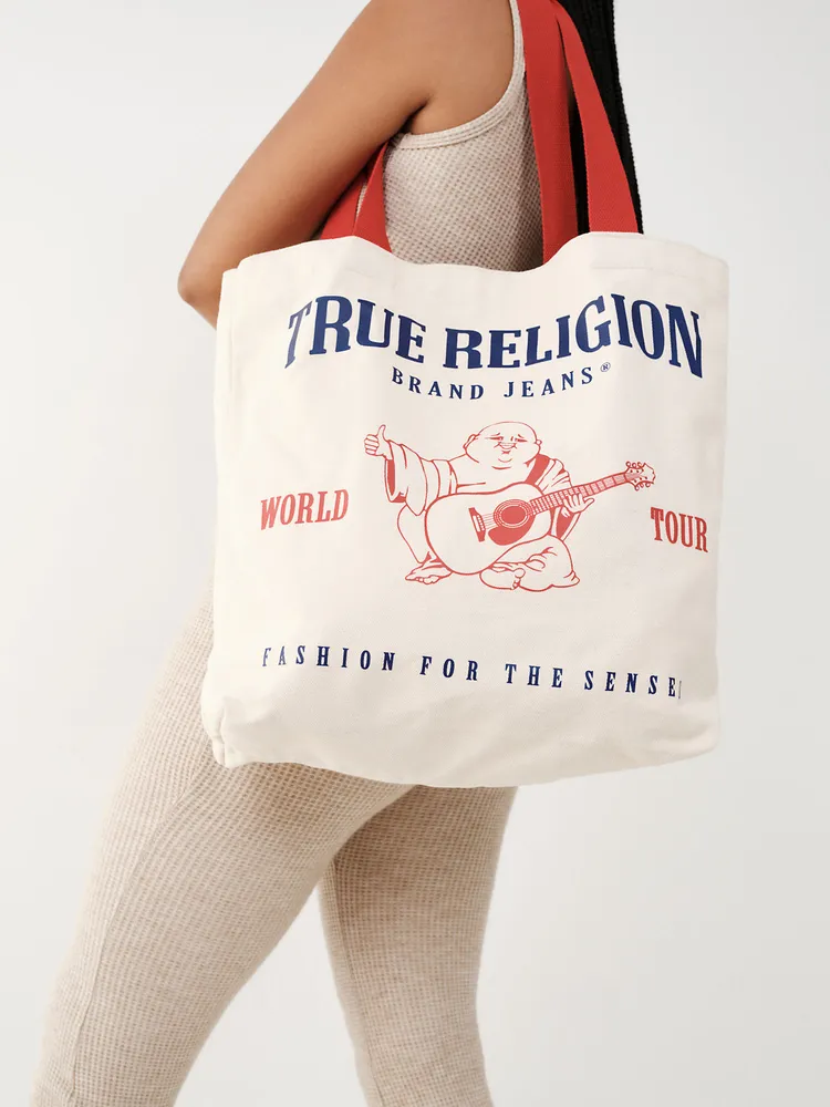 即日起至5月14日起，凡於全台3家True Religion專櫃消費滿2萬5000元，即贈購物袋1只。品牌提供