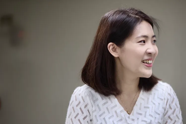 徐巧芯重申，「松信雙贏、戰力加倍」不會只是口號。林林攝