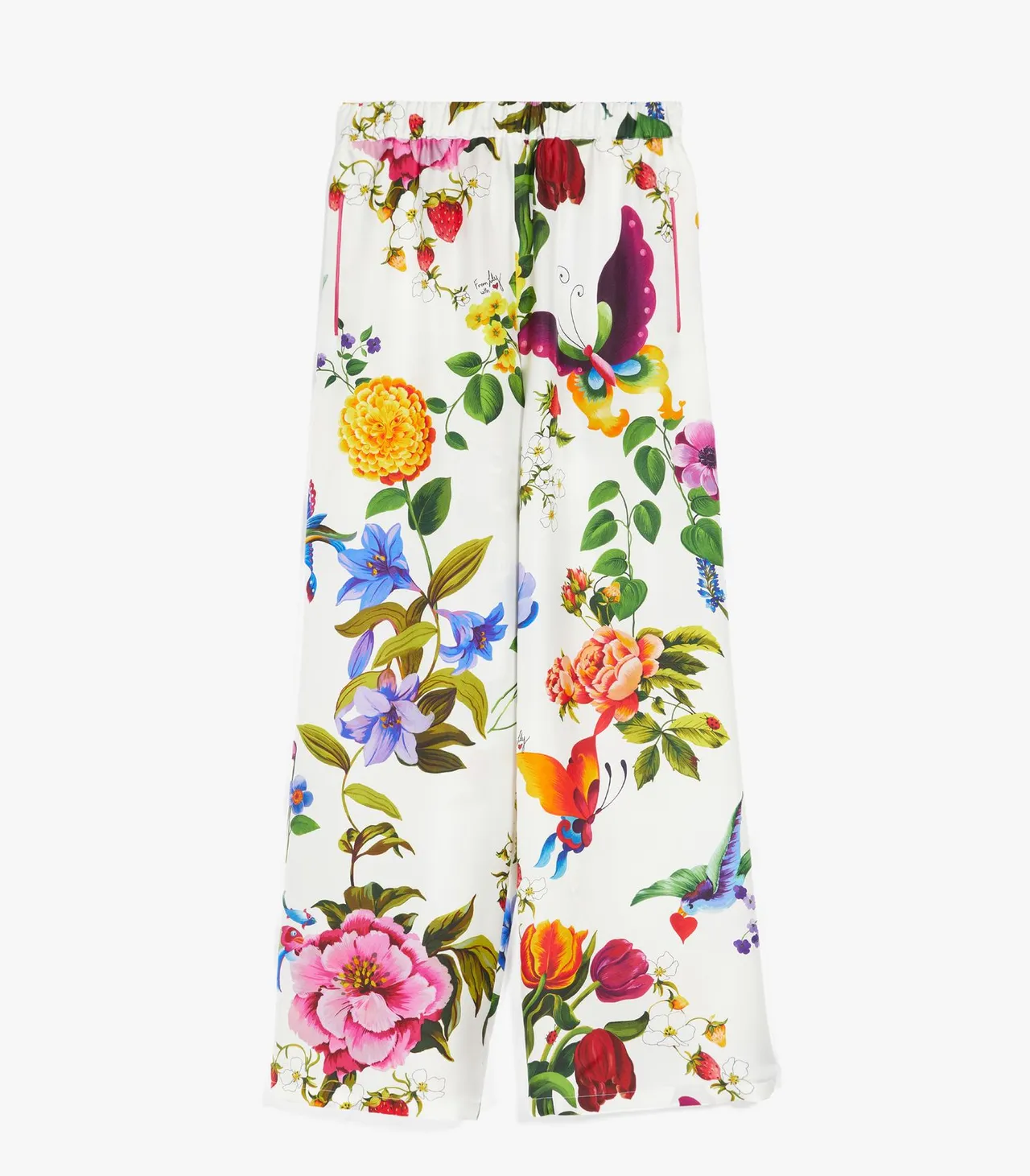From Lily With Love聯名系列印花長褲,2萬3100元。品牌提供