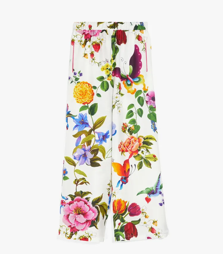 From Lily With Love聯名系列印花長褲，2萬3100元。品牌提供