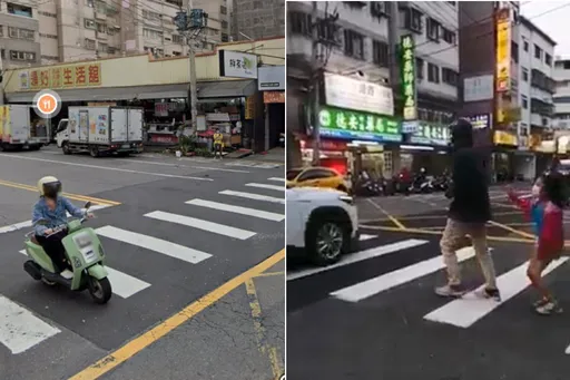 「10多輛車全不讓」女童走斑馬線嚇到折返　警方以車追人要罰了