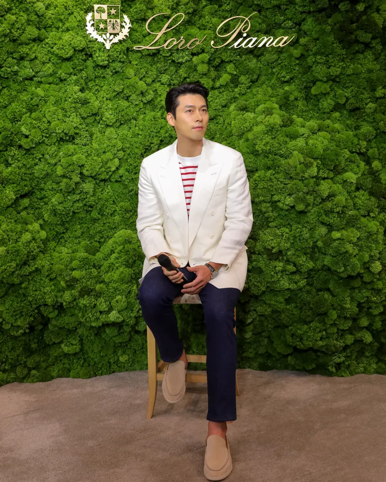 玄彬昨現身東京，為親自設計的Loro Piana亞太區限定特別系列上市活動站台。品牌提供