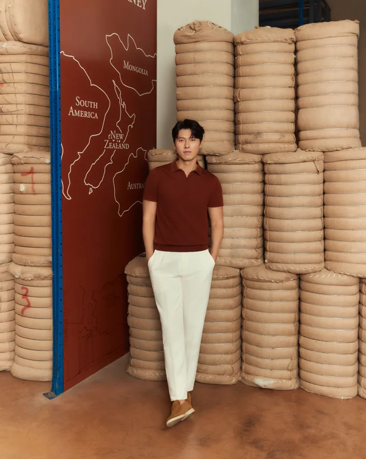 韓國男神玄彬是Loro Piana百年來簽下的首位形象大使，也是品牌首次合作聯名系列的明星。品牌提供