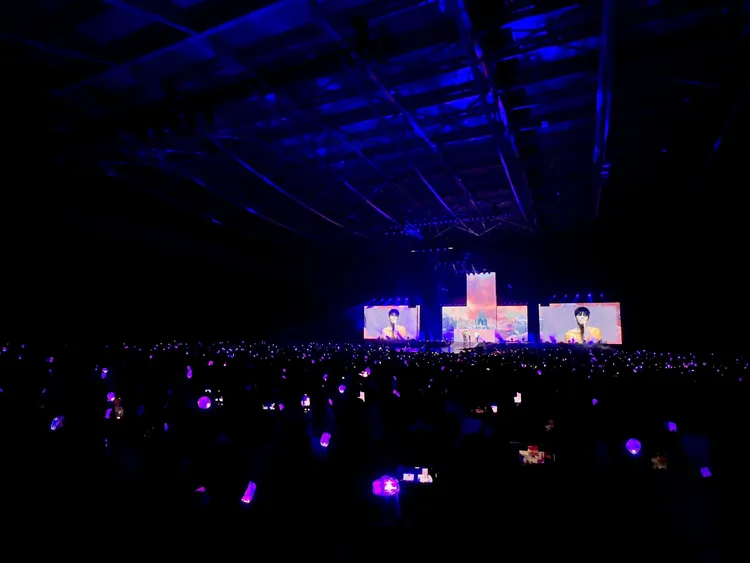 TXT首度登台演出，2場吸引1.6萬人次到場。Applewood Taiwan提供