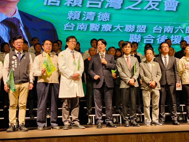 賴清德發表半小時談話。王志弘攝