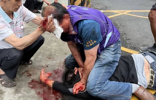 光天化日!高雄里長被打到頭破血流 嫌犯晚間到案