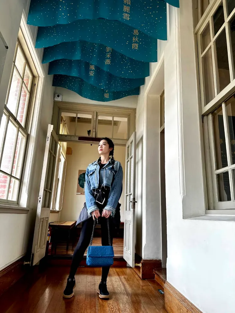 紀念館內留下美照。劉方慈提供