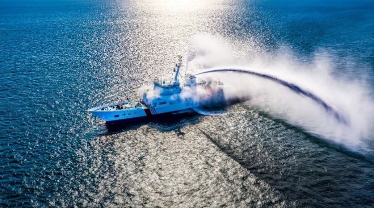 隸屬福建省的「海巡06輪」。翻攝福建海事