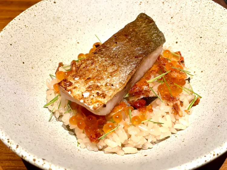 炊飯/午魚/櫻花蝦。曾仲葳攝