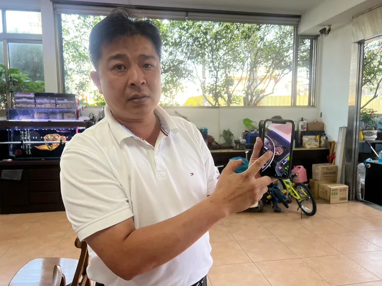 台中市議員吳呈賢接獲學生投訴，揭發公車超速離譜情事。吳呈賢服務處提供