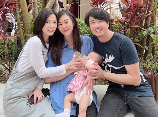 吳皓昇5個月愛女一見乾媽楚宣就暴哭 帶財Baby自賺奶粉錢