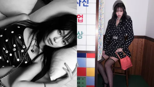Jennie釋出性感躺床片 網襪配香奈兒大方公開「雙重人格」