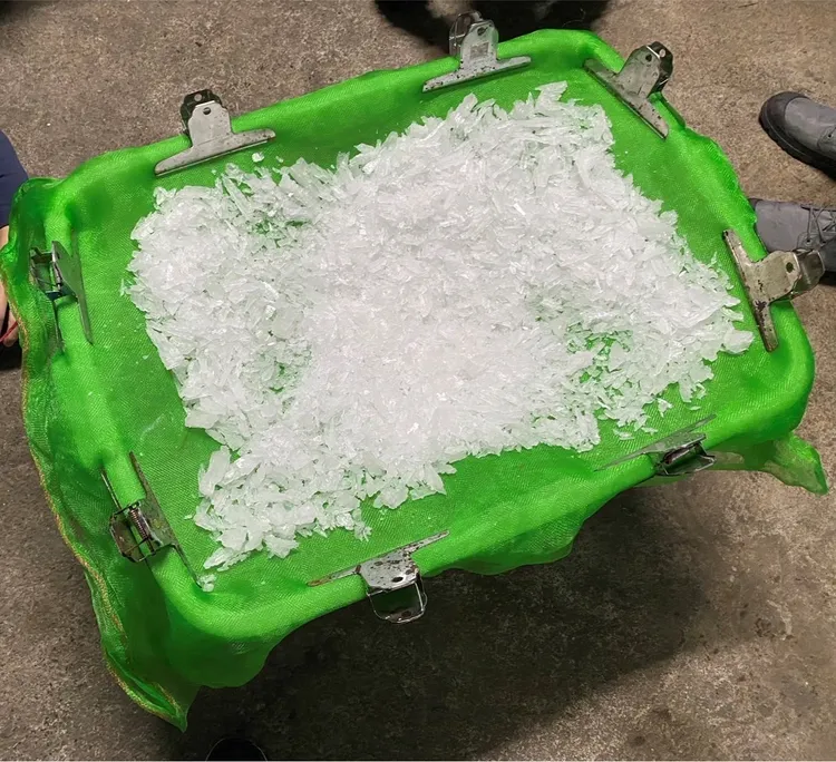 警方查獲的毒品。翻攝畫面