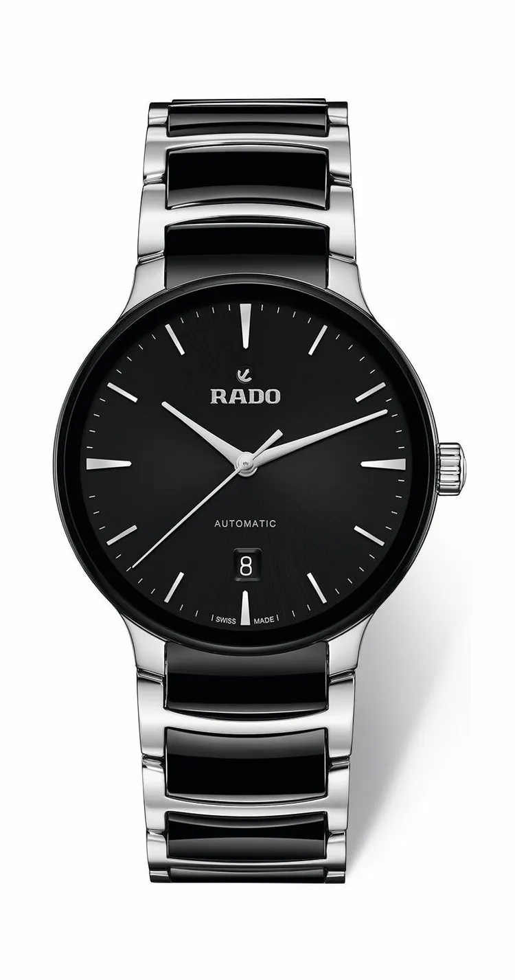 Centrix系列高科技陶瓷自動腕錶39.5mm黑色面盤款，5萬6700元。品牌提供