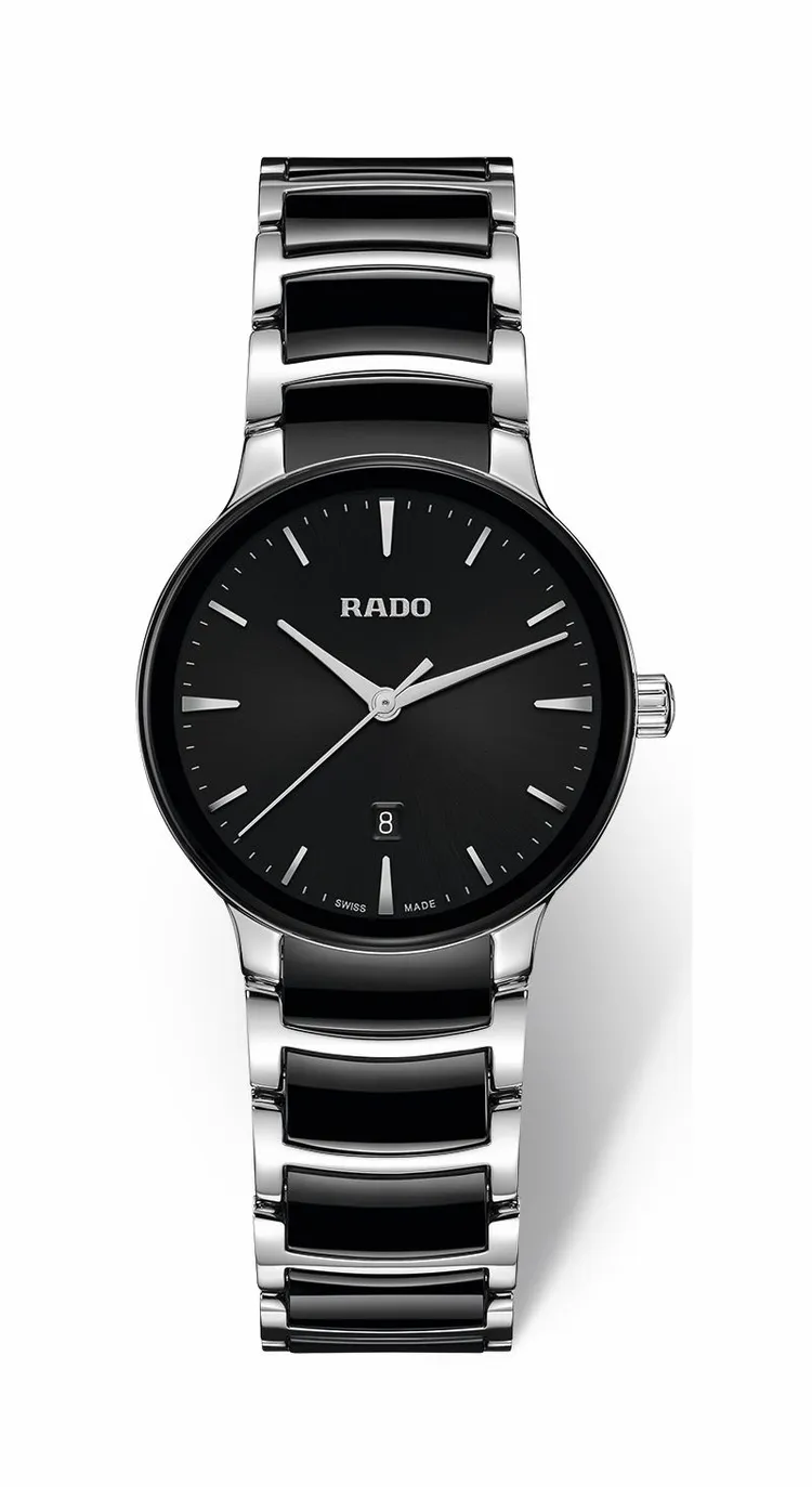 Centrix系列高科技陶瓷石英腕錶黑色面盤30.5mm小型款，4萬6700元。品牌提供