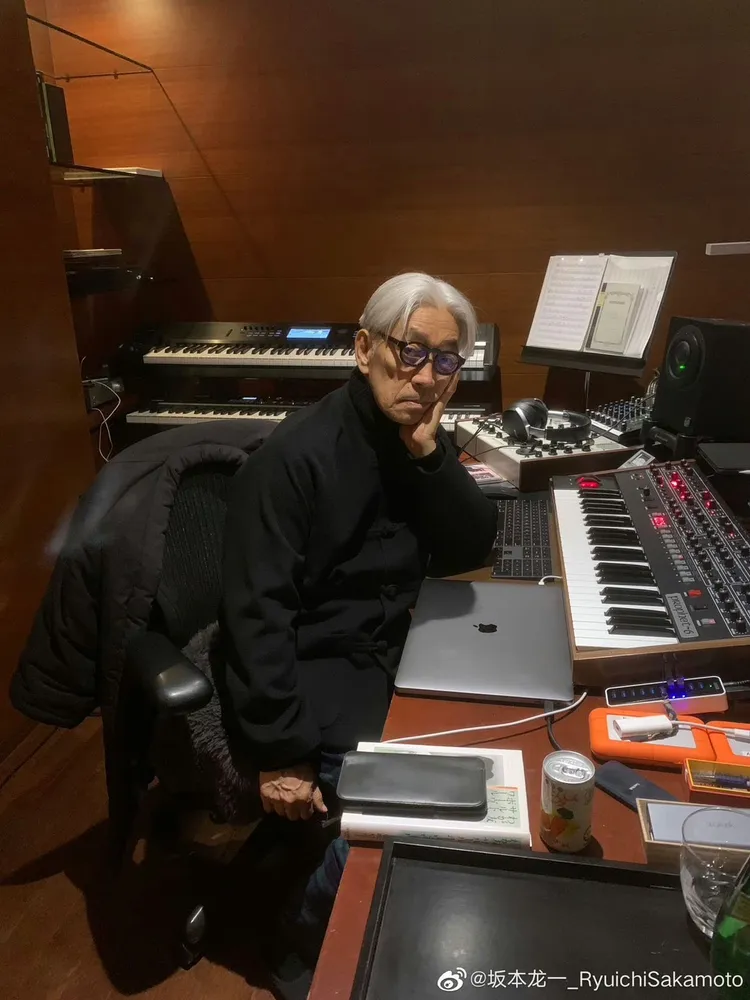 坂本龍一是殿堂級的音樂人。翻攝坂本龍一微博