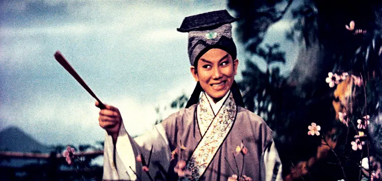 凌波當年女扮男裝出演《梁山伯與祝英台》。國家電影及視聽文化中心提供