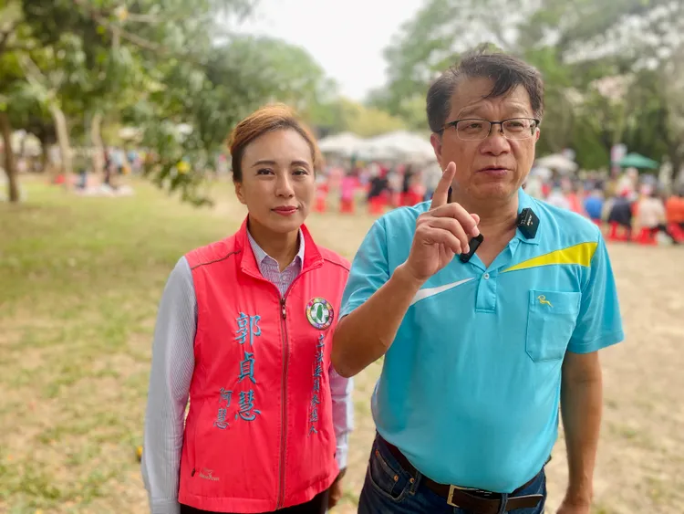 前台南市副市長顏純左表態力挺。王志弘攝