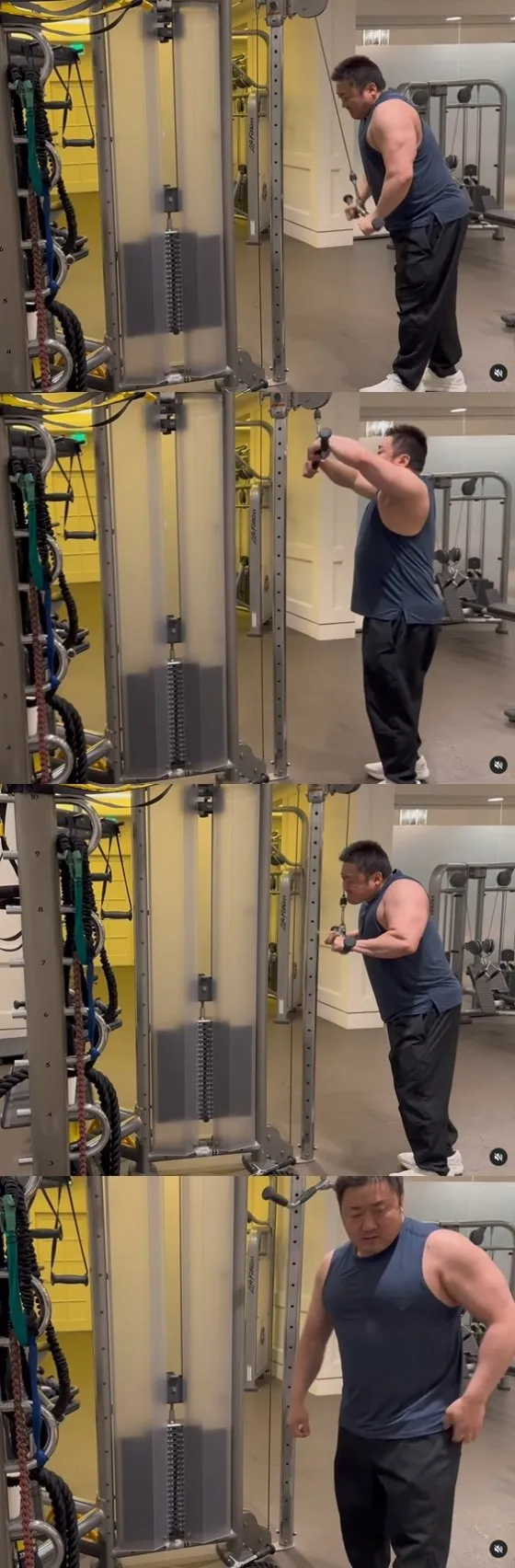 馬東石健身不馬虎，為了維持精壯身材很費心。翻攝馬東石IG