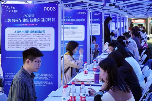 中國工作難找 上海大學畢業生就業率32%