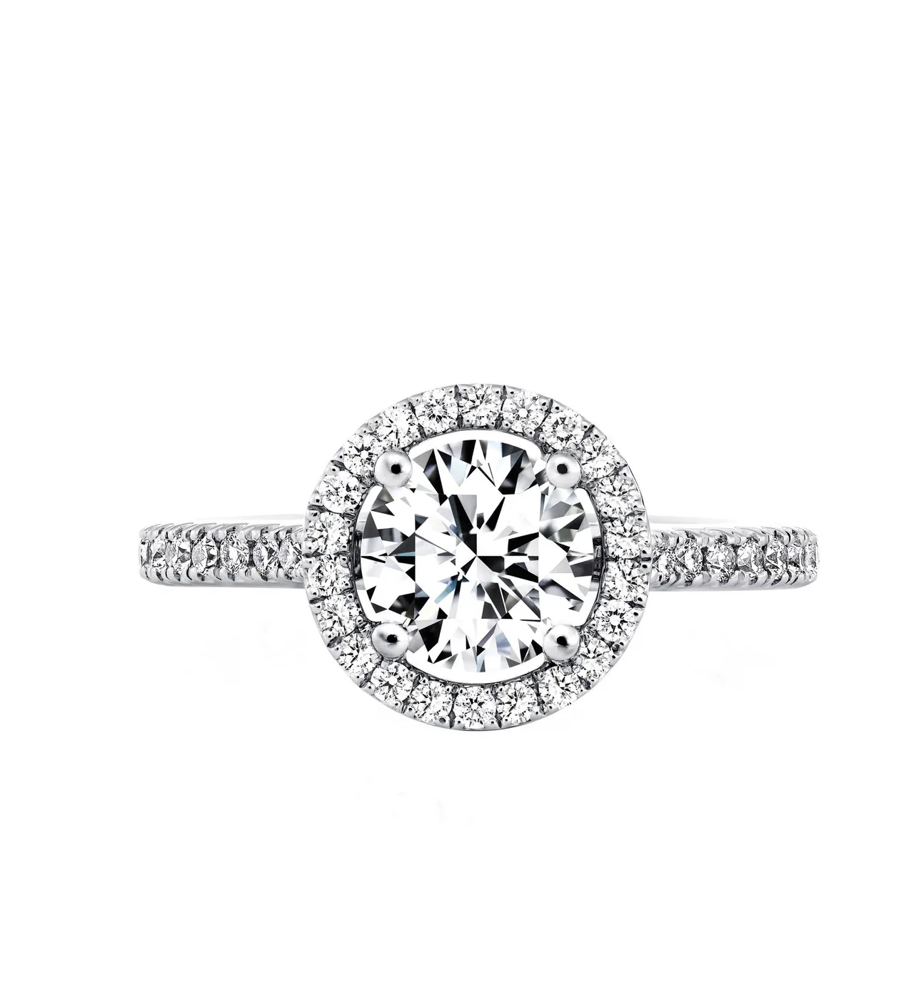 Repertoire铂金钻石戒指，主钻约1克拉，68万3000元起。品牌提供