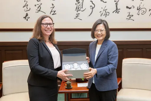 接見AIT主席羅森柏格　蔡英文歡迎美企繼續來台投資