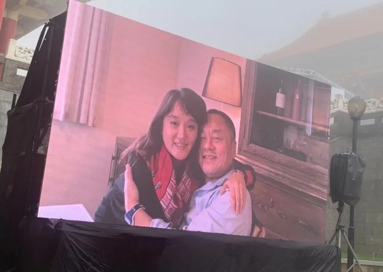 李凱莉說父親在病痛中從不示弱。江孟謙攝