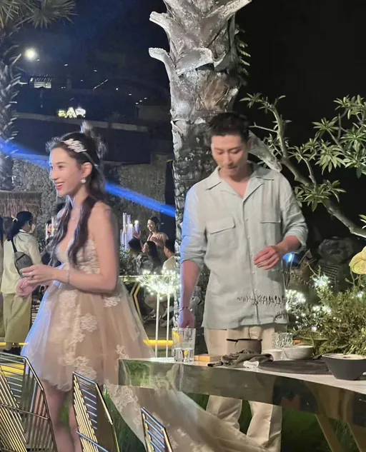 何超蓮竇驍今峇里島大婚　低胸公主裝辣翻最後單身夜