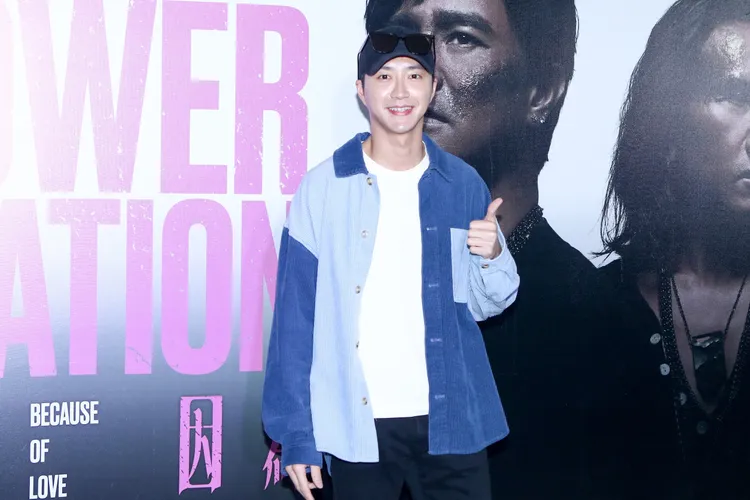 江宏傑帶家人到場聆聽。鄭孟晃攝