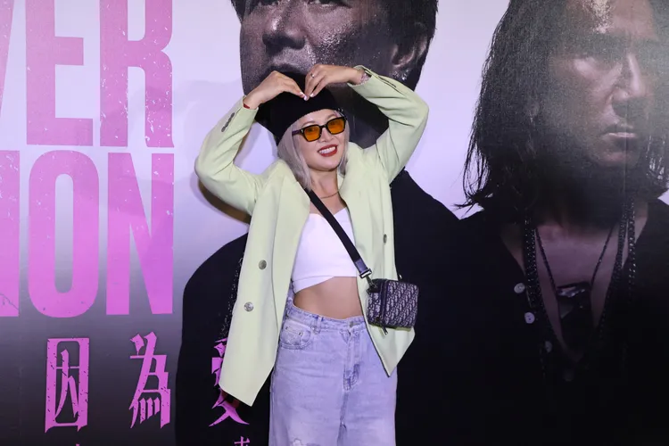 戴愛玲到場朝聖。鄭孟晃攝