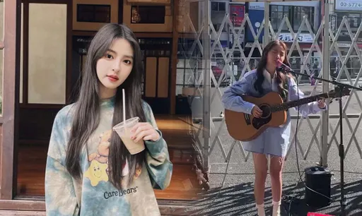 王中平愛女東京街頭賣藝　下衣失蹤唱《First Love》吸小鮮肉