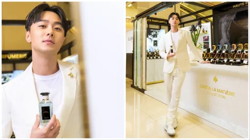 施柏宇想帶妹買香水憂被拍　逛嬌蘭香氛藝廊學告白新招