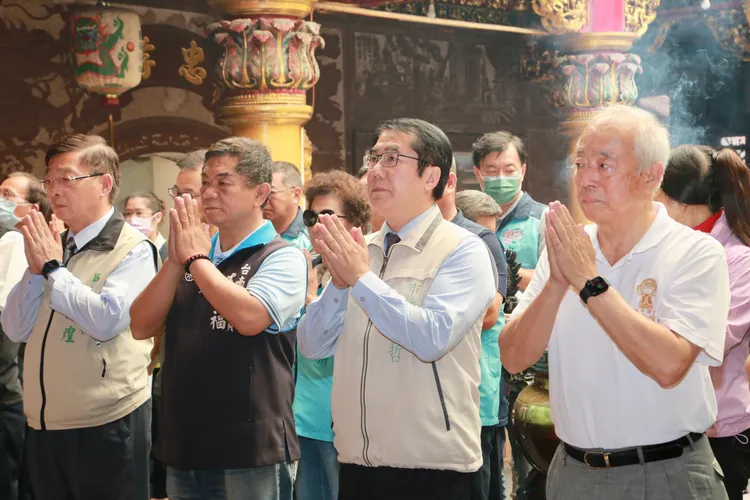 黃偉哲期盼降雨能下對時機、下對地方、下對雨量。市府提供