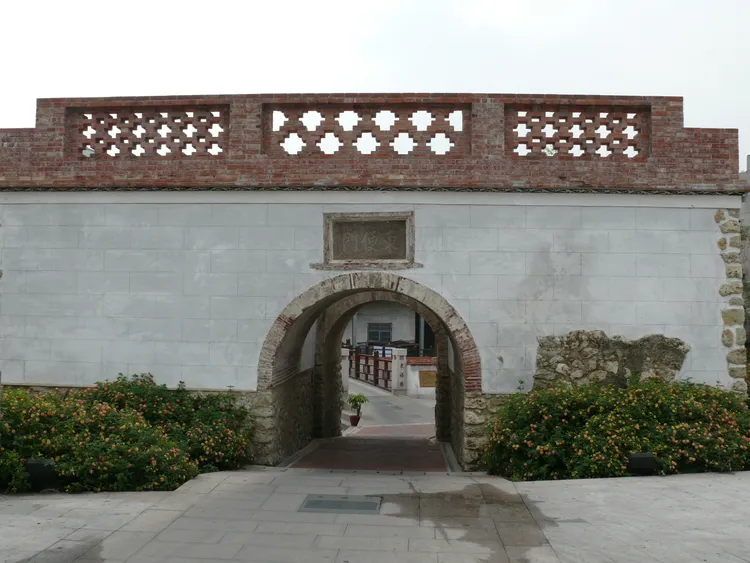 鳳山縣城東便門現狀。文化局提供