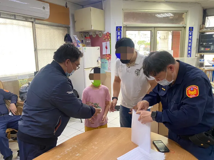 徐小妹心愛的盆栽失而復得，感謝員警。翻攝畫面