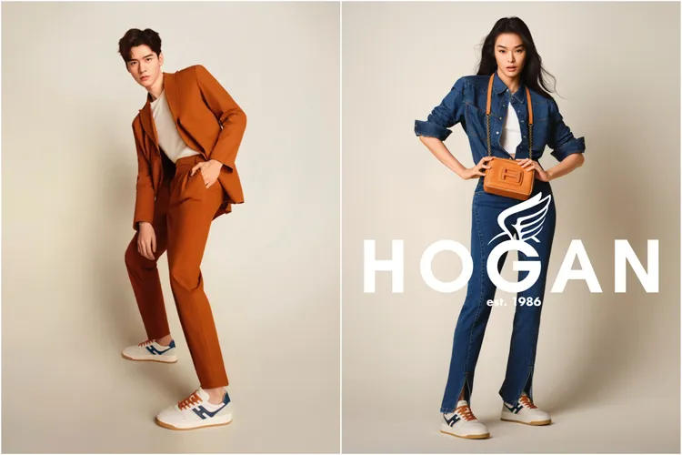 代言人龔俊示範全新系列H630、H630鞋款中性設計，男女皆宜。