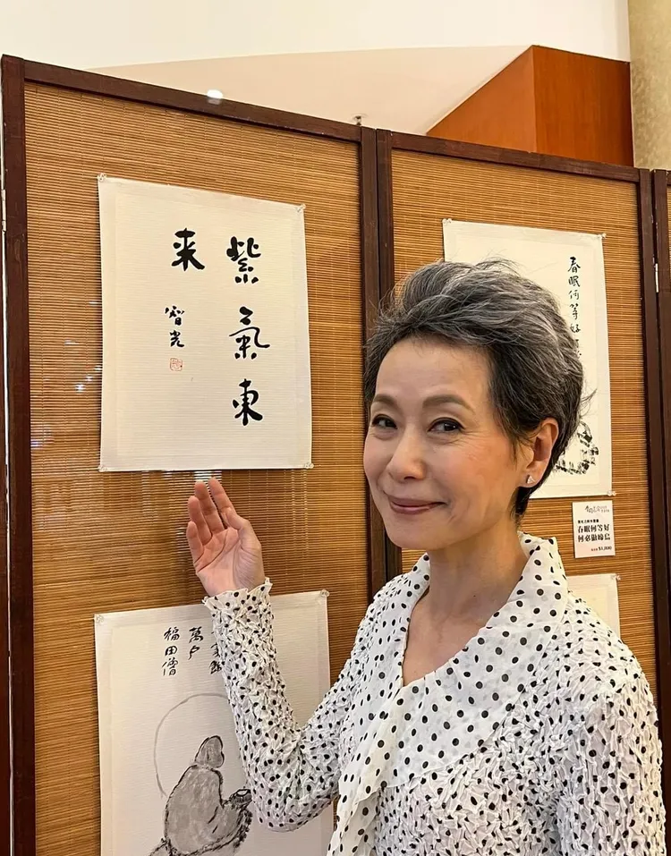 葉童難得露面。翻攝汪曼玲臉書