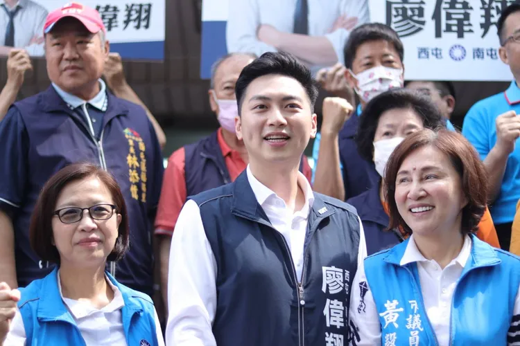 廖偉翔可望代表國民黨挑戰中四選區民進黨現任立委張廖萬堅。廖偉翔辦公室提供