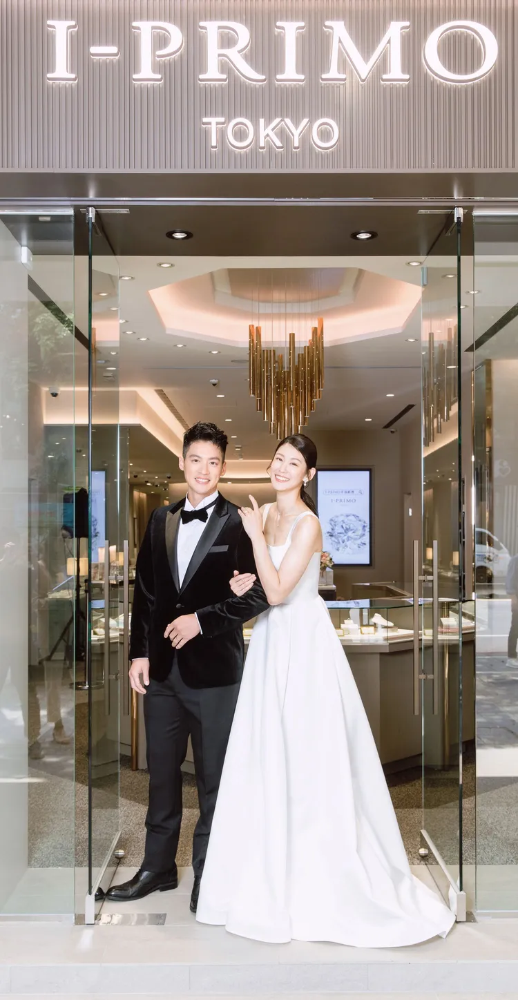 許孟哲與趙孟姿出席I-PRIMO中山店重裝開幕暨新品發表。品牌提供