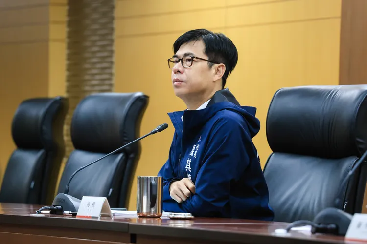 陳其邁稱讚黃捷有包容而且很有氣度。市府提供