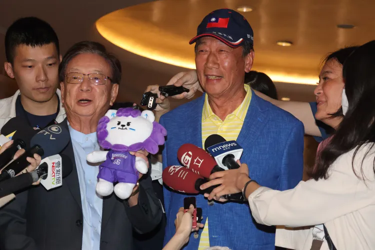 民進黨黨內人士指郭台銘「大老闆個性」急躁，做事不管過程。資料照片 彭欣偉攝