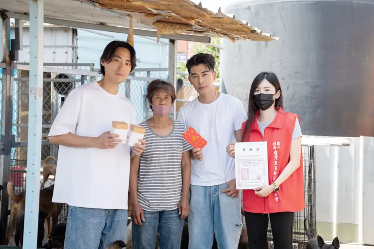 森田到台中擔任志工。CHECK2CHECK提供