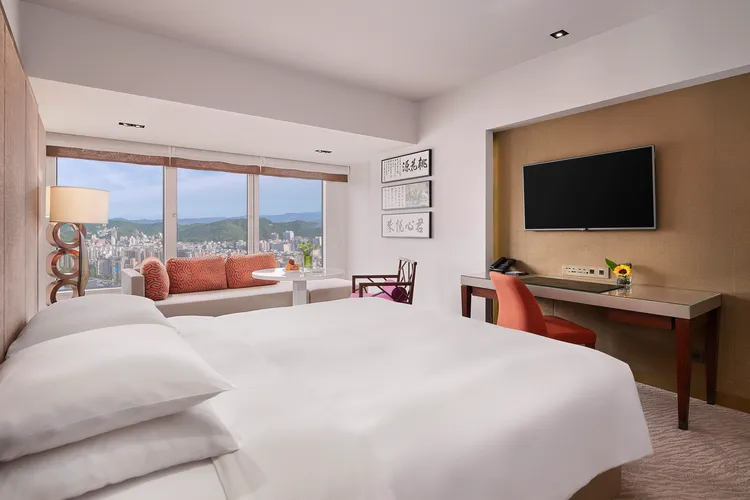 展場獨賣的君悅客房平日雙人住宿5888元。業者提供