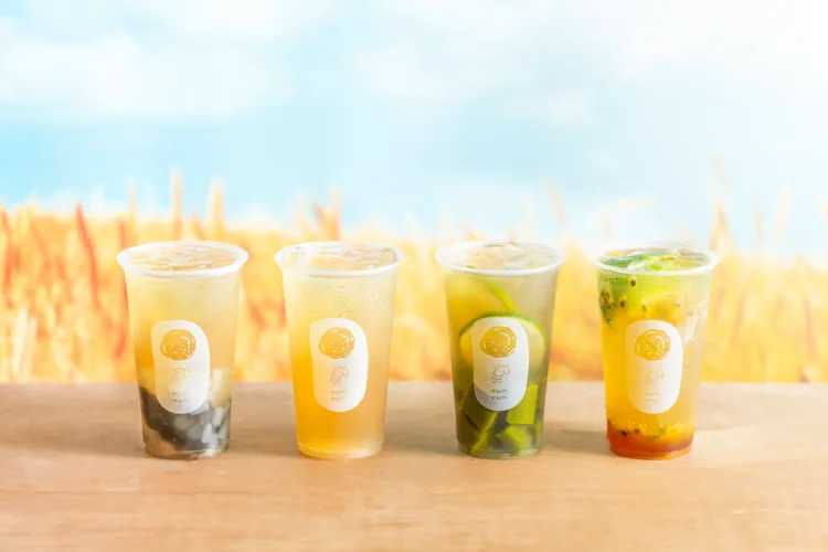 麥吉無咖啡因黃金玄米麥茶新品系列。業者提供