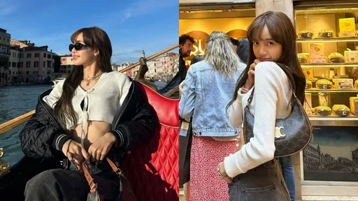 Lisa「素顏」出街亂入觀光客　小背心胸前只綁2條線遮不住性感