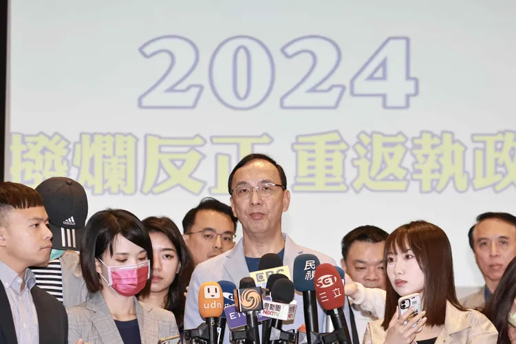 國民黨主席朱立倫。施昂強攝