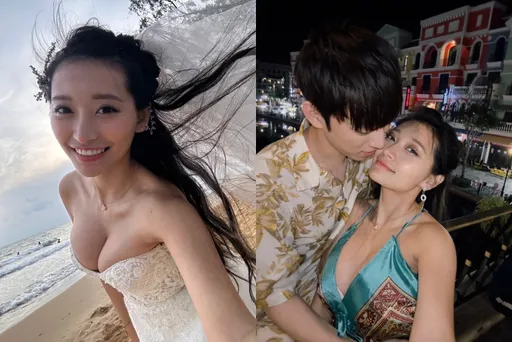 獨家辣照圖多|祈錦鈅奔越南披婚紗藏不住雄偉上圍 無懼懷孕「有中就生」